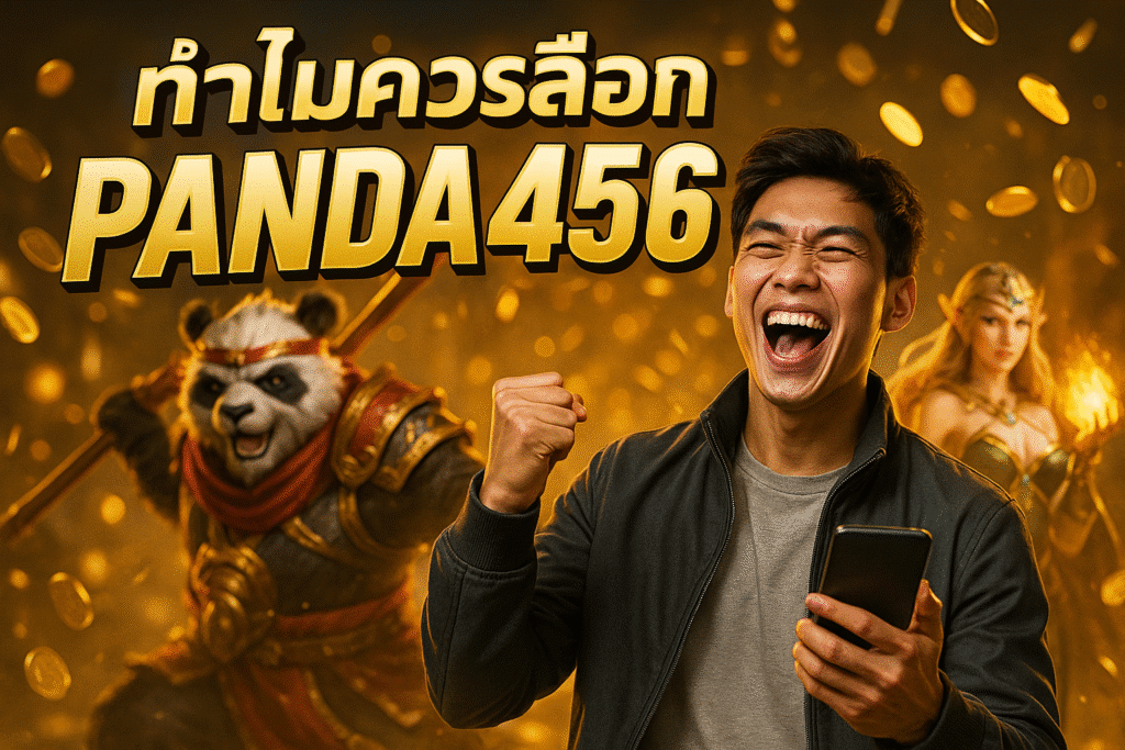 ทำไมควรเลือก PANDA456 — จุดเด่นที่เว็บอื่นไม่มี