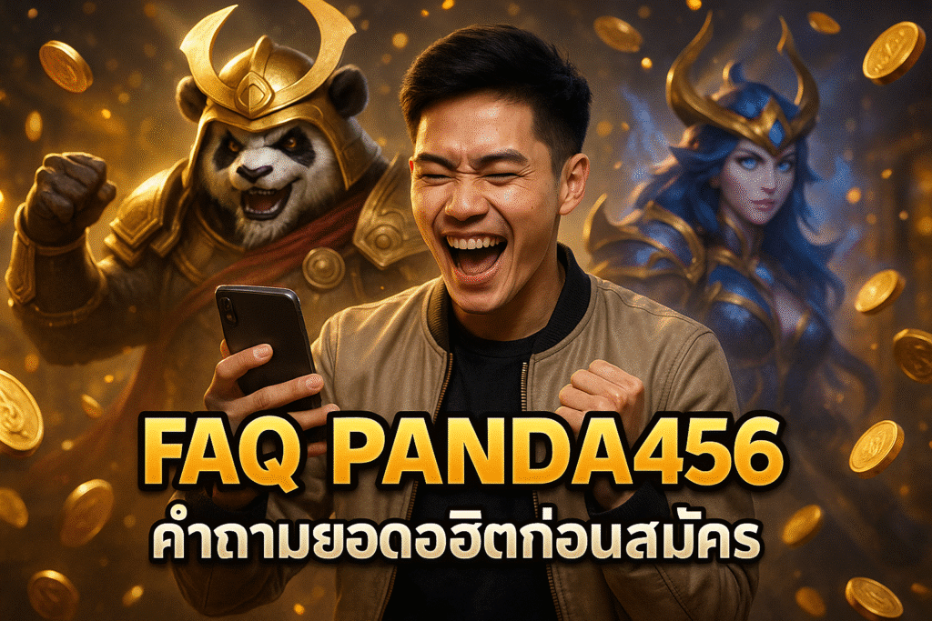 FAQ PANDA456 คำถามยอดฮิตก่อนสมัคร