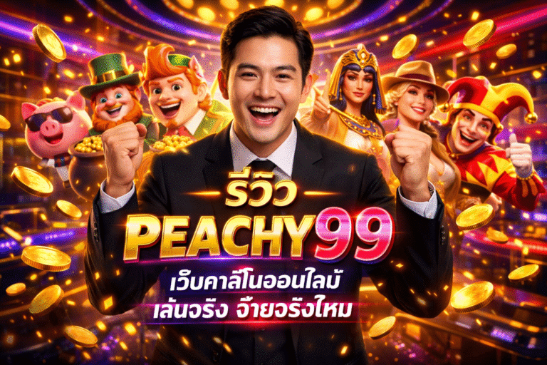 รีวิว PEACHY99 เว็บคาสิโนออนไลน์ เล่นจริง จ่ายจริงไหม
