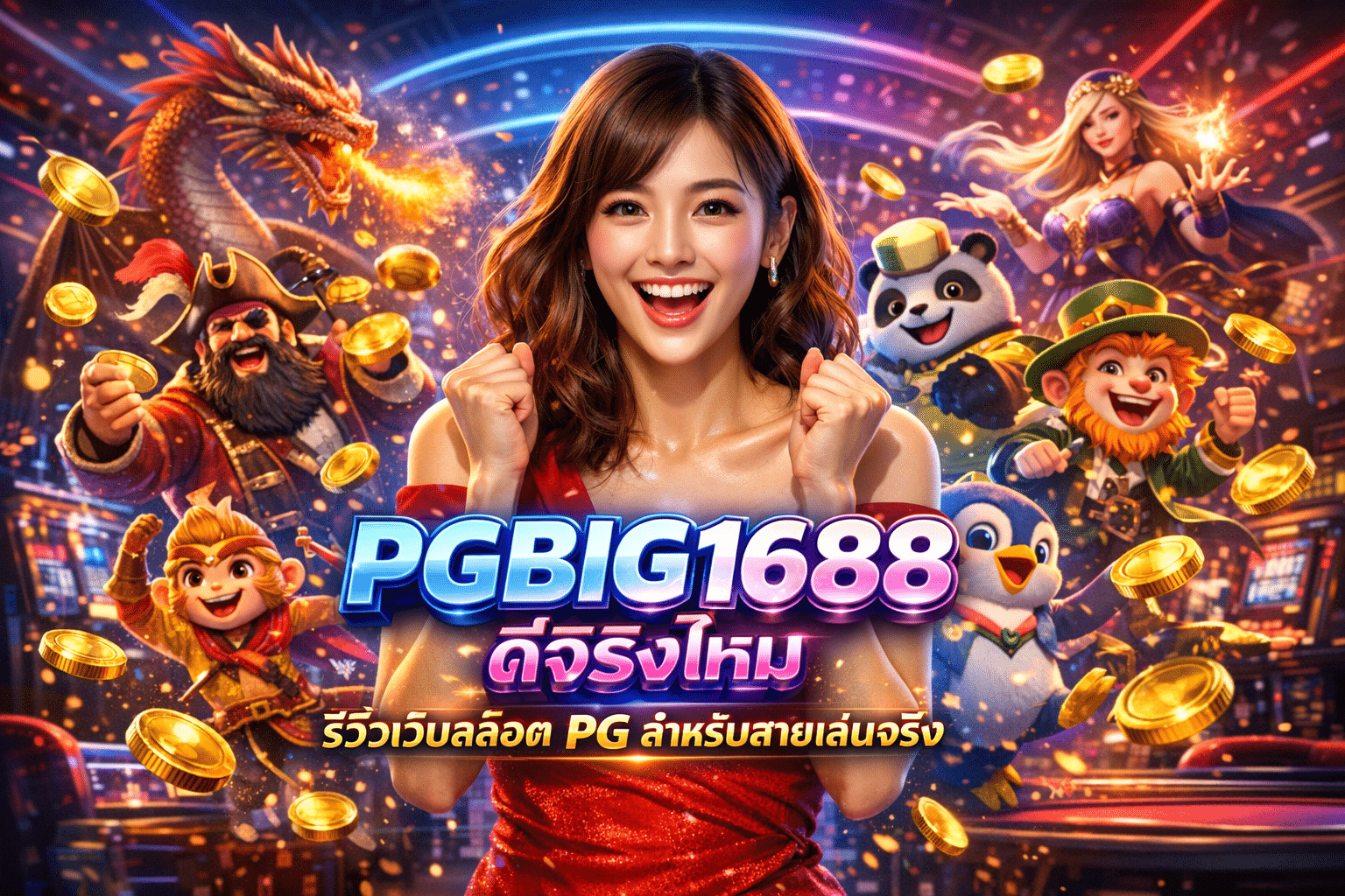 PGBIG1688 ดีจริงไหม รีวิวเว็บสล็อต PG สำหรับสายเล่นจริง